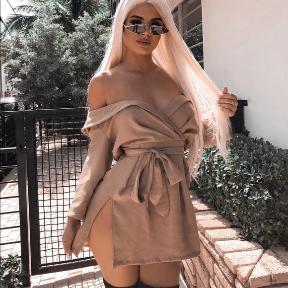 oh polly bardot dress